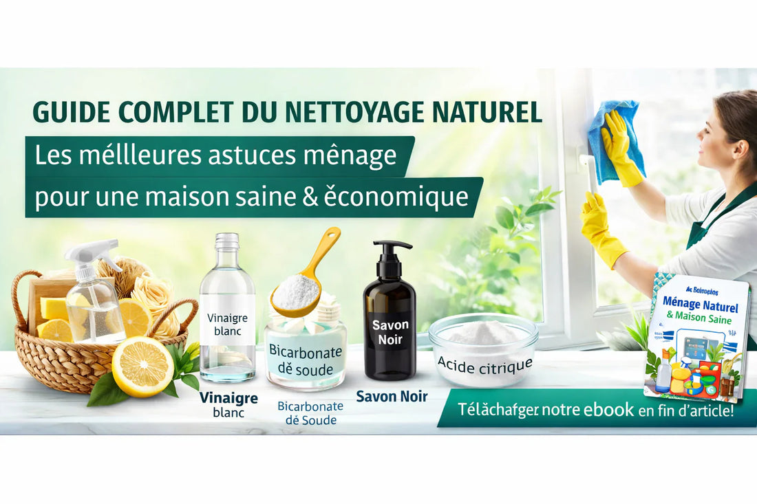 Guide complet du nettoyage naturel : les meilleures astuces ménage pour une maison propre, saine et économique