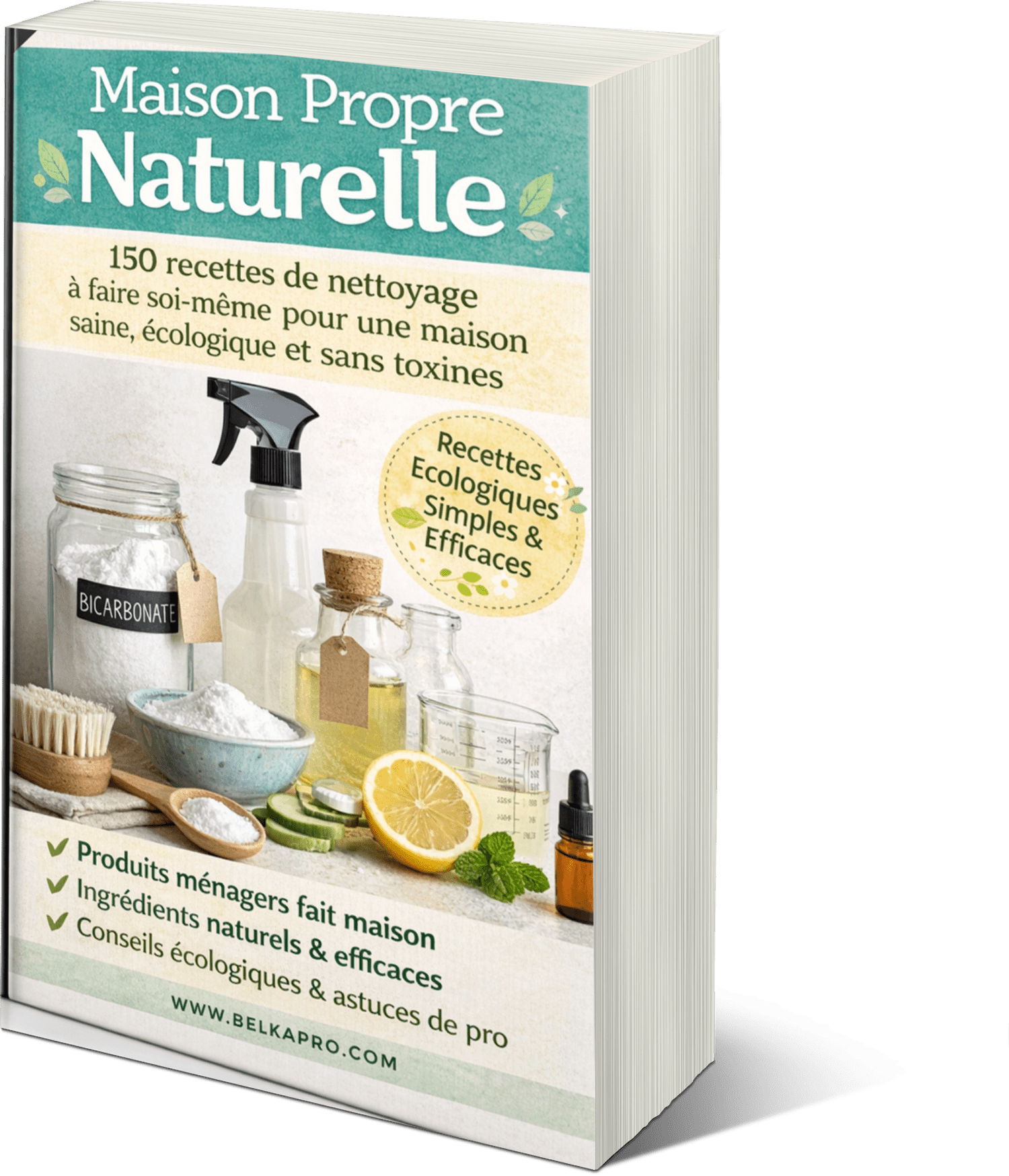 Fait maison, zéro chimie — Le guide complet des produits ménagers naturels - BELKA PRO®