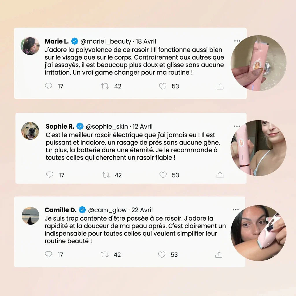 Rasoir BELKA® 2-en-1 – Douceur, précision & zéro irritation