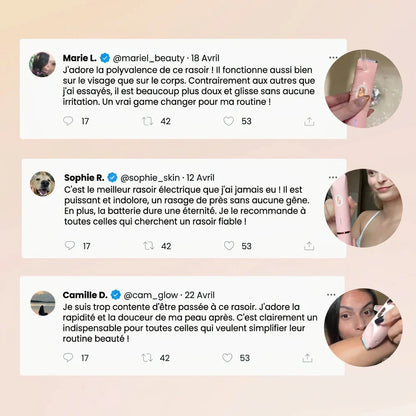 Rasoir BELKA® 2-en-1 – Douceur, précision & zéro irritation