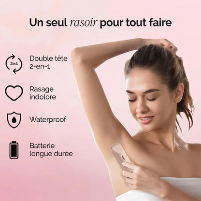 Rasoir BELKA® 2-en-1 – Douceur, précision & zéro irritation
